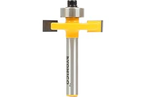 Yonico Slot Cutter Router Bit 1/4-Inch Height X 3/8-Inch Depth 1/4-Inch Shank 14184q