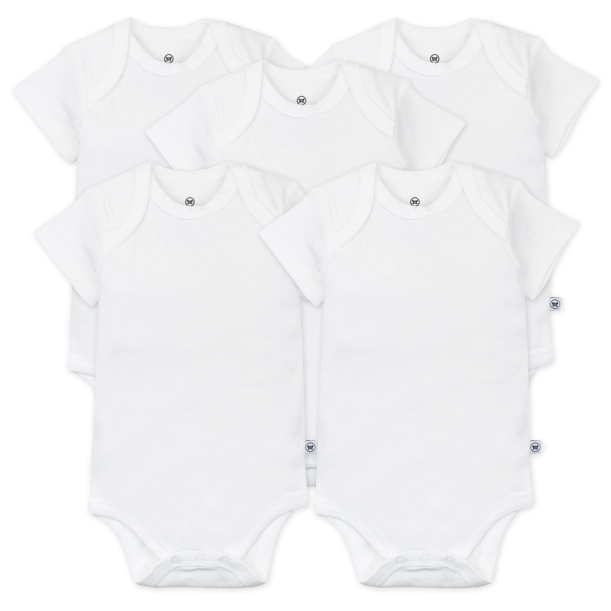 thumbnail interactive-video image 1 of Comprar Grs De Oveja - Short Sleeve 100% Cotton Baby Bodysuts 5 Pack... 1 of 12