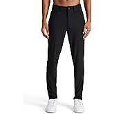 Reebok Mens 5-Pocket Voyager Oblong Pant, Tapered Slim Fit, Lightweight Poly Double-Knit Fabric