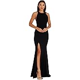 Dress The Population Womens Paige Mermaid Floor Length Dress