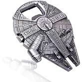 Metal Star Millenium Falcon Metal Bottle Opener - Non-magnetic Opener 2.4" Version