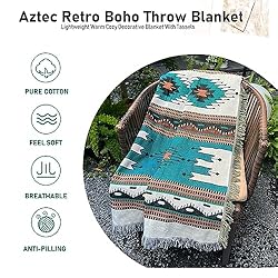 Hopstar Aztec Throw Blanket Navajo Indian Blankets