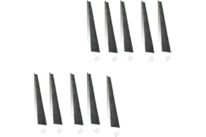 Retsun 10 Sets x 39.37 Inches Net Brush Hair Width 1 1/2 Inches Door Brush Sweeps Seal Garage Roll Up Door Brush Barn Door Seal Brush Sweep (1.5in, 10)