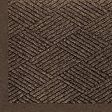 M+A Matting 2297 Waterhog Eco Premier Fashion PET Polyester Fiber Indoor/Outdoor Floor Mat, SBR Rubber Backing, 4' Length x 3' Width, 3/8" Thick, Chestnut Brown