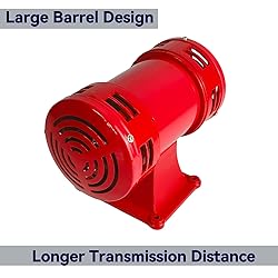AeKeatDa Raid Siren,110V Siren Alarm 150db
