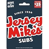 Jersey Mikes Gift Card $25