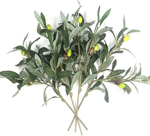 Home Garden Piante Di Ulivo Artificiali Rami Di Seta Rami E Foglie Decorazione Per Esterni Ufficio E Verandah 4 Pezzi Amazon It Casa E Cucina