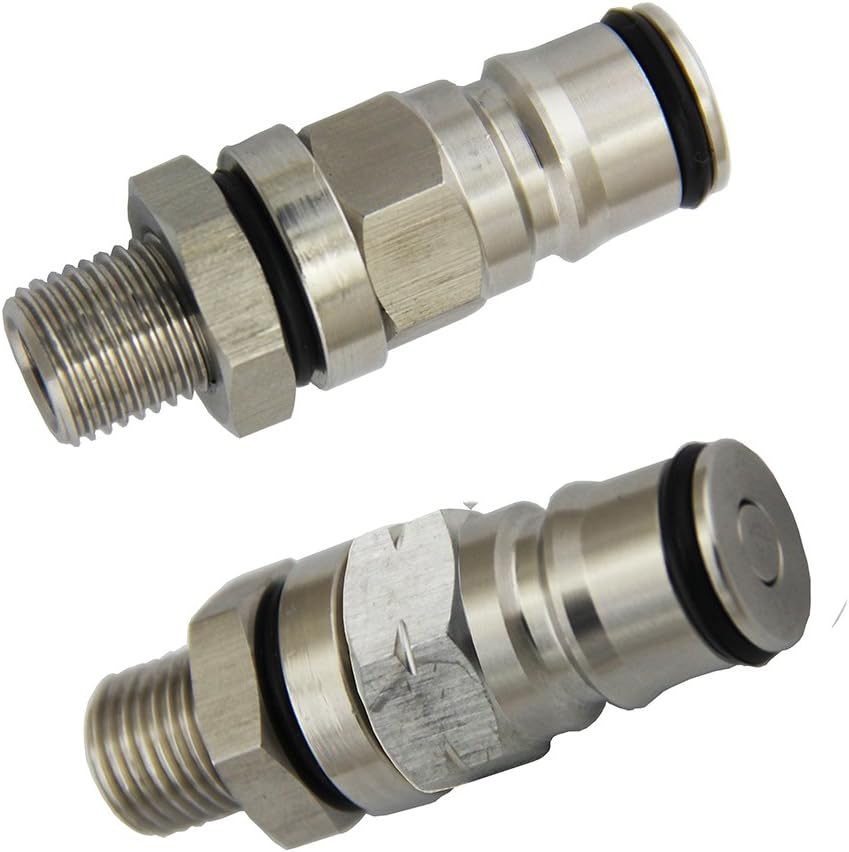 UP100 Gas/Liquid Ball Lock Post with 1/4" BSP Bulkhead Assembly Kit Replacement Homebrew Beer Dispenser Parts Tool