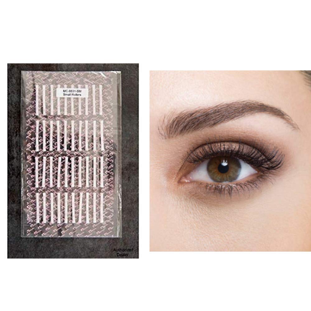 SMALL EYELASH PERMING ROLLER by MEI-CHA permanent makeup supplies eye lash perm curling lash roller curlers lash extension supplies 20 Pair/Sheet