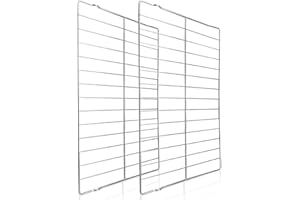 GUXPCH 316067902 Range Oven Rack Fit for Frigidaire Kenmore Stove, 22 7/8 x 16 Inch Range Wire Rack Replace 316069800 316083800, 304 Stainless Steel, 2 Pack