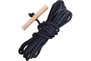 DANVIRTUOUS PR-20 Tree Pruner Rope Replacement Kit,Compatible with Jameson Fiscar Big Mouth Manual Pole Saw & Pruner，20 Feet Long Wooden Handle Replacement, for Pruner (with Handle)