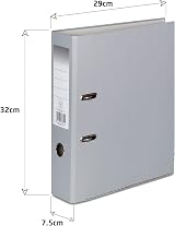 Office Centre 10 x Grey A4 Lever Arch Files 7.5cm Spine 32cm High 29cm view 2