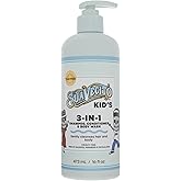 Suavecito Kid's 3-in-1 Shampoo, Conditioner, & Body Wash Milk & Honey Scent 16 oz Pump Bottle - Clinically Tested Cruelty Free Formula Free of Sulfate, Parabens, & Phthalates Ensuring No Tears