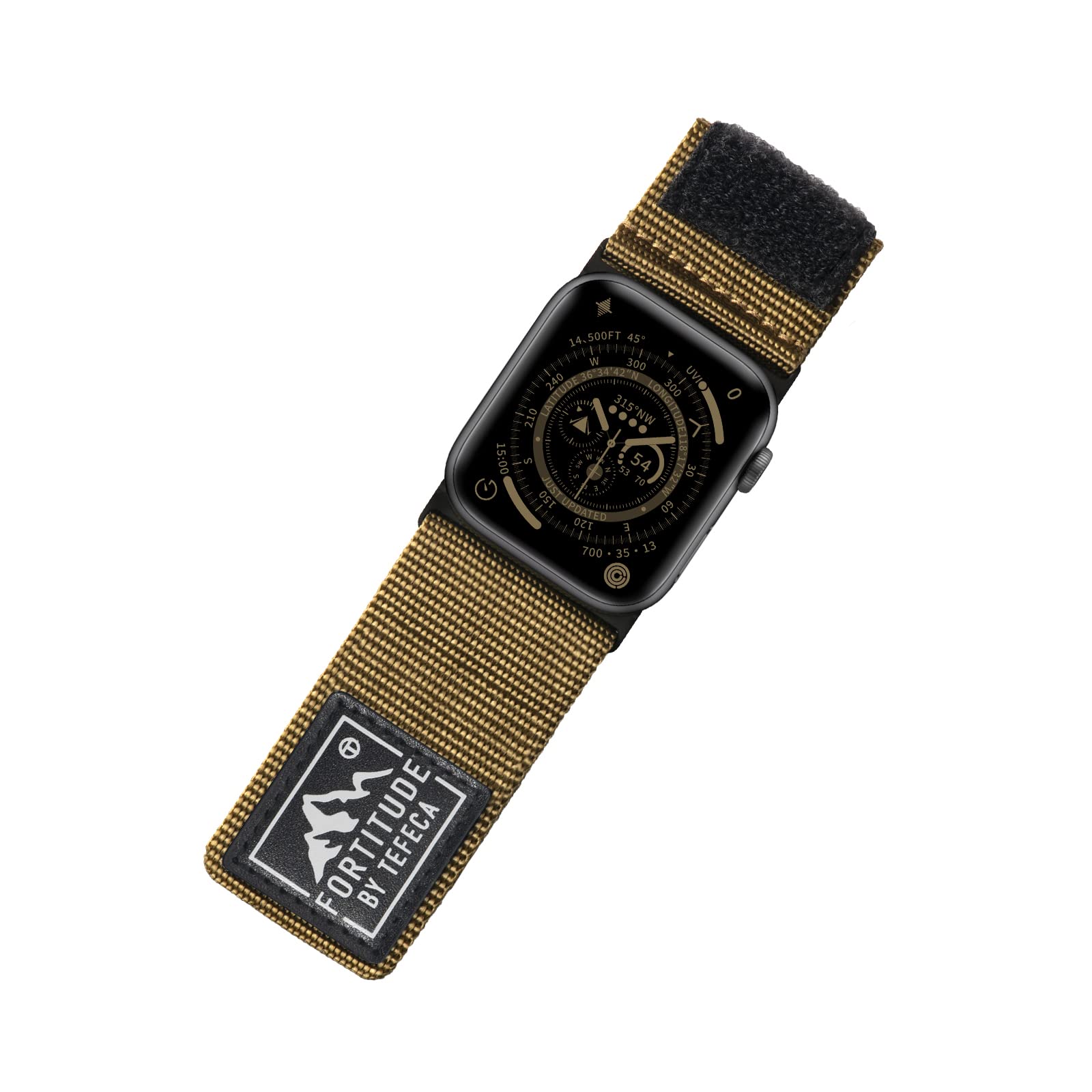 Tefeca Fortitude Series Ultrawide Band Compatible with Apple Watch Ultra/Ultra2 Series 9/8/SE2/7/6/SE/5/4/3/2/1(Jungle, M/L for 49/45/44/42mm)