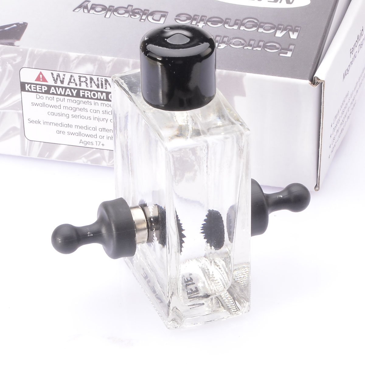 Photo 1 of Dancing Ferrofluid Magnetic Ferrofluid Display in a Bottle Ferro Fluid Cool Stuff for Science Lovers Physics Magnetic Desk Toys Adults