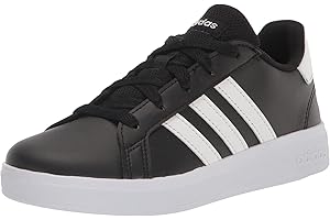 adidas Kids' Grand Court 2.0 Elastic Lace & Strap Shoes