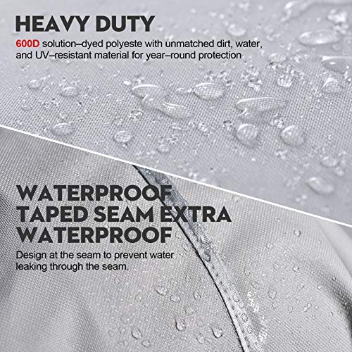 Patio Furniture Covers, Waterproof Outdoor Table and Chair Set Cover, 600D Windproof Tear