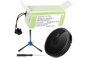 WIRELESSFINEST 4000mAh Replacement Battery for Eufy RoboVac 11 11S 30 30C 15C 15T 12 35C 15C MAX, For Ecovacs Deebot N79S 500 N79 DN622, for Tesvor X500 Robot Vacuum Cleaners, For Goovi F007C D380 D382, Amarey A800