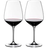 Riedel Heart to Heart Cabernet Sauvignon Glasses, Set of 2, Clear, 28-1/4-Oz -