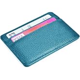 EASTNIGHTS Credit Card Holder Slim Wallet Leather Minimalist Wallet with ID Window