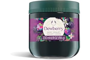 The Body Shop Dewberry Body Yogurt | 48hr Hydrating Moisturizer for Dry Skin | Fruity Scent, Lightweight, Vegan, 200 ml
