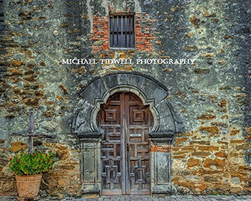 Mission Espada Canvas Print by Michael Tidwell Photography