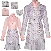 AQWGVM Glinda Costume Pink Unifomr Suit Party Dress For Women