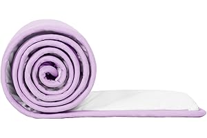 kidjoy Crib Rail Teething Cover(3 pcs), Soft Anti-Collision Strip Corner Cover in Cotton Fabrics, Protect Baby Teeth, Rail Edge Protector Strip Fits 52" x 28" Full Size Crib, Purple