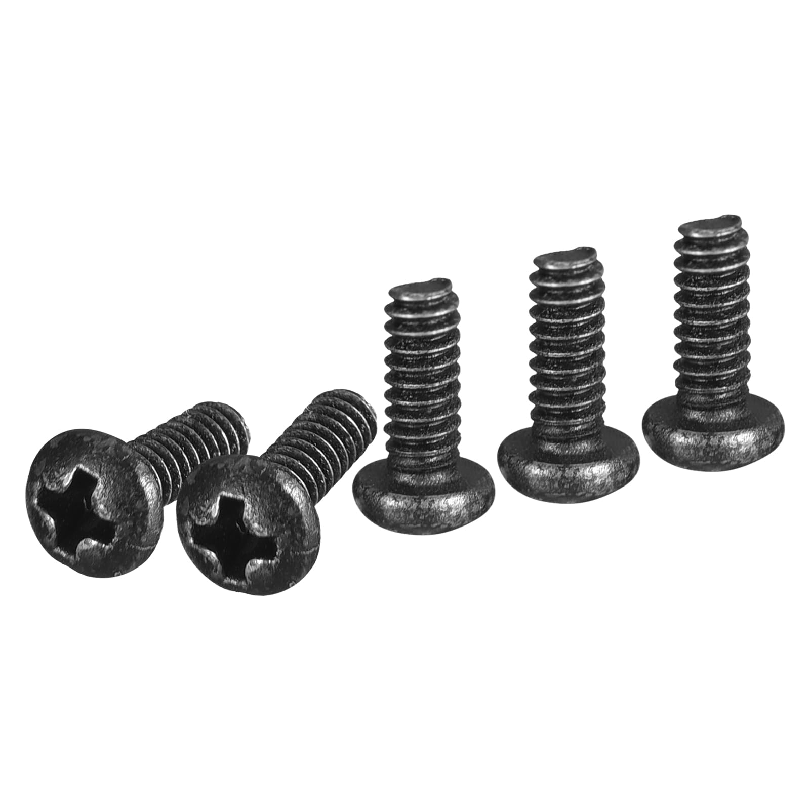 DTGN #4-40x1/4" Pan Head Machine Screws, 100Pcs #4 Phillips Drive, UNC Full Thread, Steel Black Oxide Finish, Screws Bolts Kit