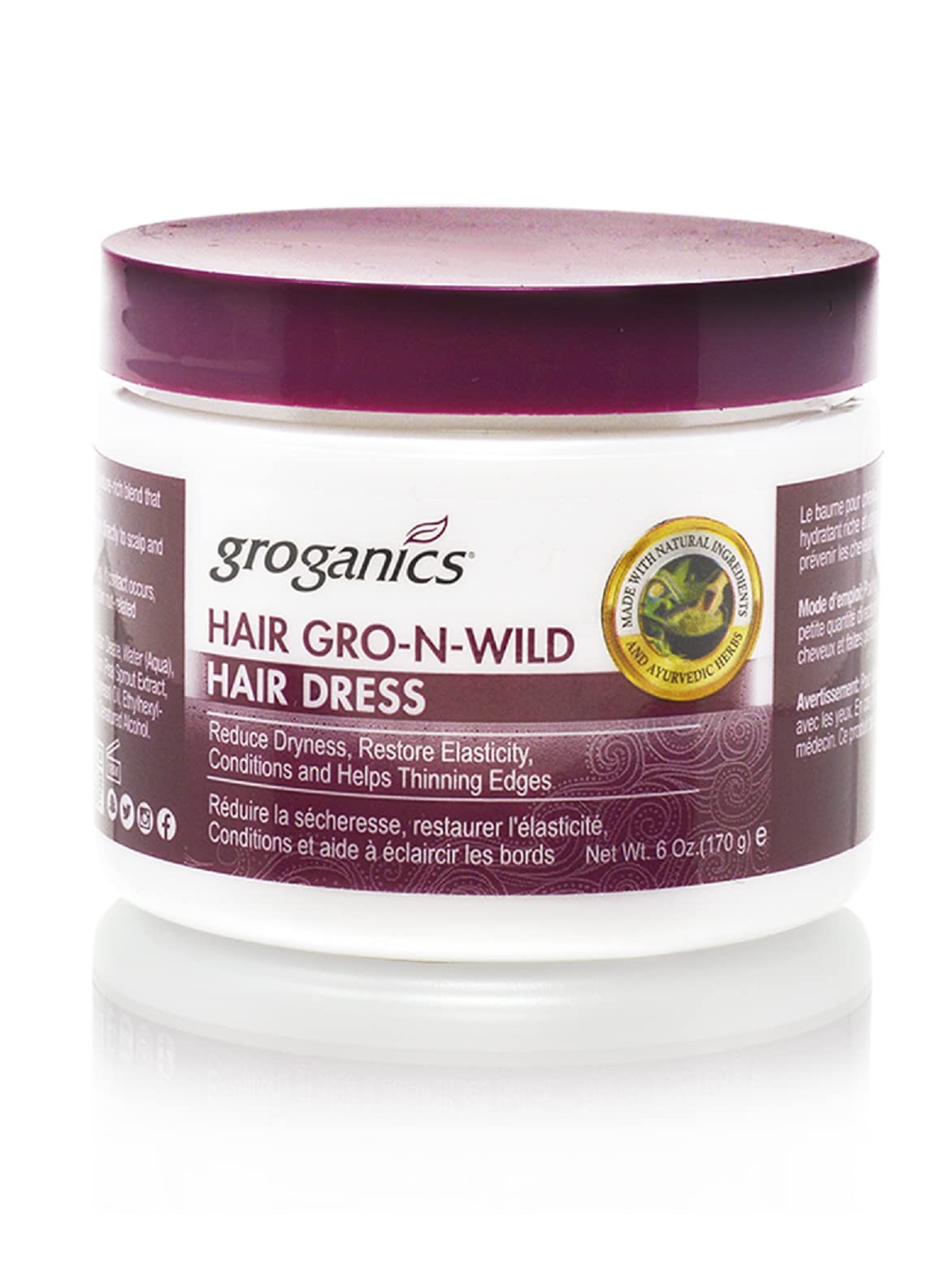 Groganics Hair Grow-n-Wild 177 ml