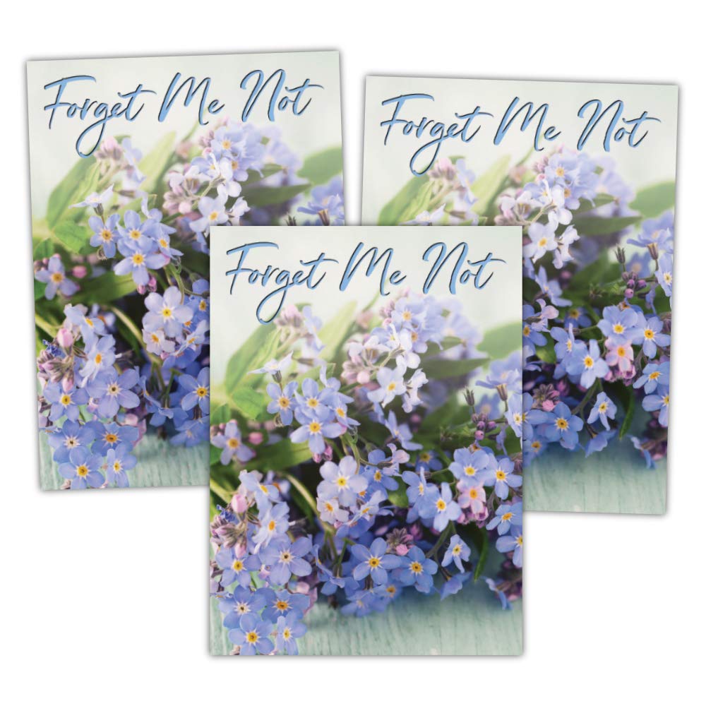 Photo 1 of ***ONLY 1 PACK OF SEEDS*** Seed Needs, Set of 20 Forget-Me-Not Remembrance Seed Packet Favors (Packets are Already Filled) Great for Memorials, Funerals, Special Events or Baby Showers