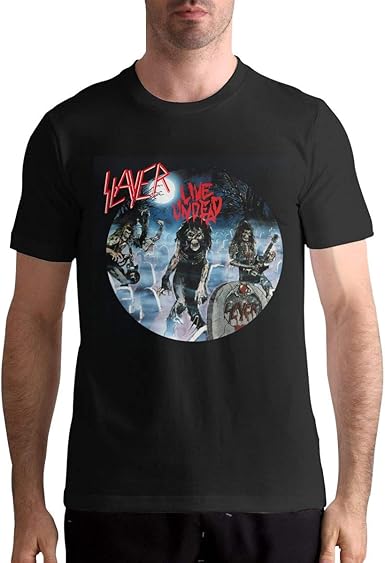 Amazon Com Man Slayer Live Undead Loose Active T Shirt Clothing