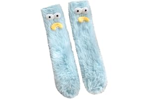 TFTSR Crazy Funny Fuzzy Silly Socks for Kids Women,Girls Fluffy Slipper Novelty Fun Socks,Boy Men Cute Cozy Soft Animal Socks