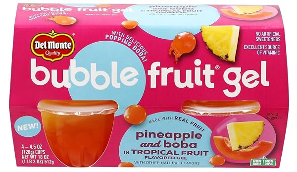 DEL MONTE, FRUIT PINEAPPLE AND BOBA IN TROPICAL...