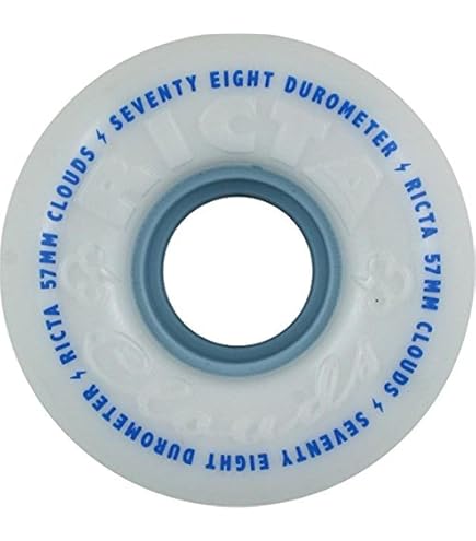 Amazon.com : Ricta 54mm Clouds Black 92a Skateboard Wheels