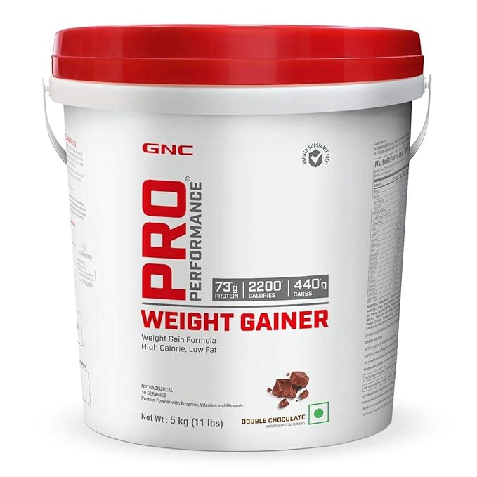 Buy GNC Pro Performance Weight Gainer 5 Kg (Double Chocolate) Online