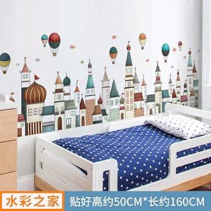 Decoración del tema del espacio planeta astronauta etiqueta de la pared