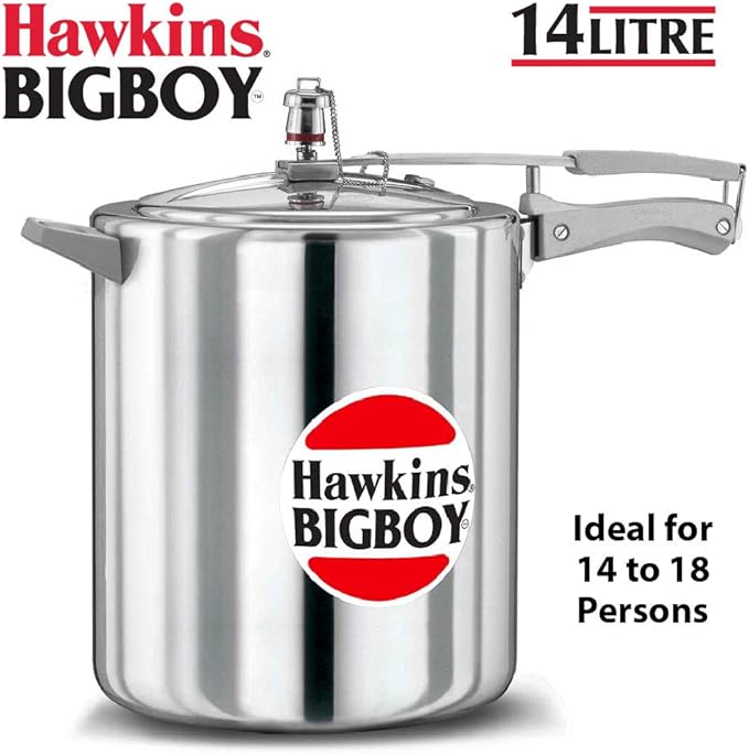 Hawkins E00 Bigboy Aluminum Pressure Cooker, 14.0Litre Amazon.ca
