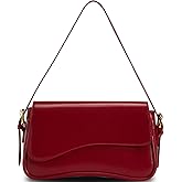 Shoulder Bag for Women Trendy Purse PU Leather Hobo Handbags Clutch Saddle Bag with 2 Removable Stra