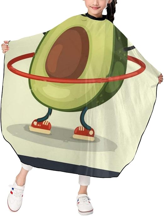 Amazon Com Gomop Cute Avocado Doing Exercises With Hula Hoop