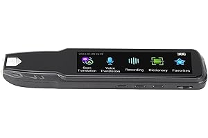 SUNGOOYUE Online Portable Translation Pen Vocal Text Scanning Offline Scanning for Student Teachers, Rechargeable Battery (Gr