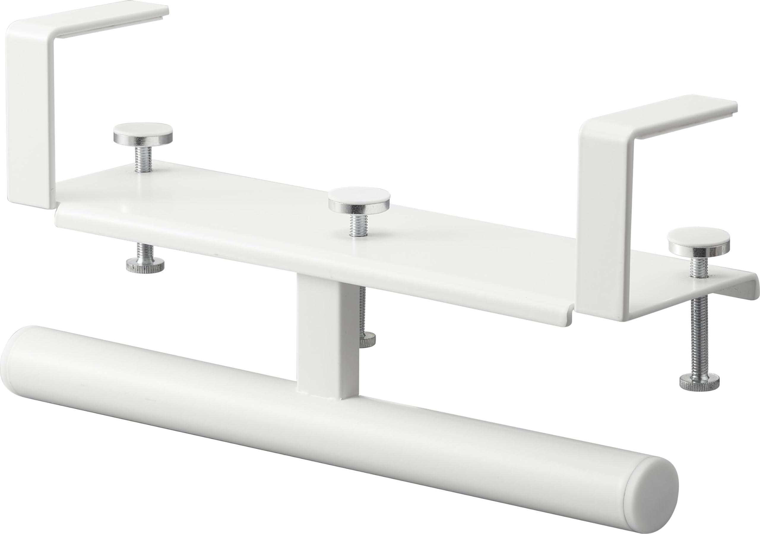 山崎実業(Yamazaki) デスク横 ランドセル ＆ リュックハンガー ホワイト 約W26.2...