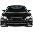 SlickMod Chrome Delete Blackout Vinyl Overlay for 2013-2015 Honda Accord Coupe Grill Trim (Gloss Black, 1. Grill Trim)