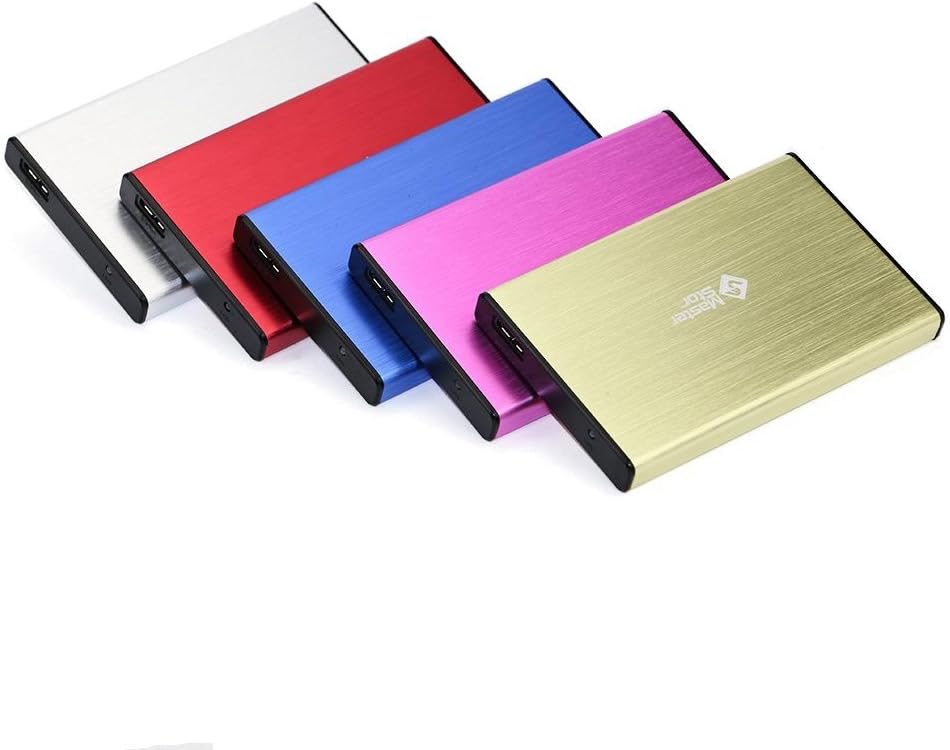 MasterStor USB 3.0 Super-Fast Portable Hard Drive External Hard Disk Drive 2.5-inch SATA External Hard Drive Laptop Hard Drive 160 GB Red - Image 5