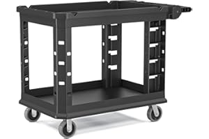 Suncast Commercial PUCSD2645 Utility Cart, Heavy Duty, 500 Pounds Load Capacity, black