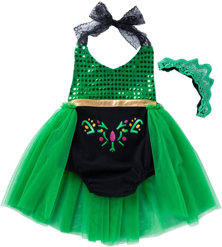 belababy Baby and Toddler Girls Costume, Mermaid/Elsa/Anna Princess Cosplay Outfit