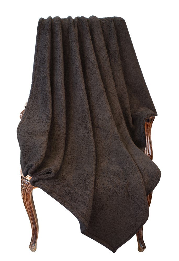 Sherpa Throw Blanket Blue 50\