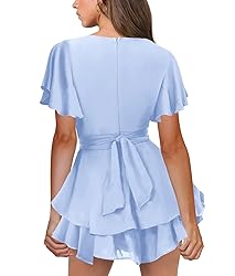 Nova In Sky Women's Summer Dresses Sexy V Neck Date
