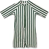 Boys One Piece Swimsuit Whale Dolphin Bathing Suit Zipper Rash Guard Kid Short Sleeve Swimwear Shark Beach Wear UPF50+