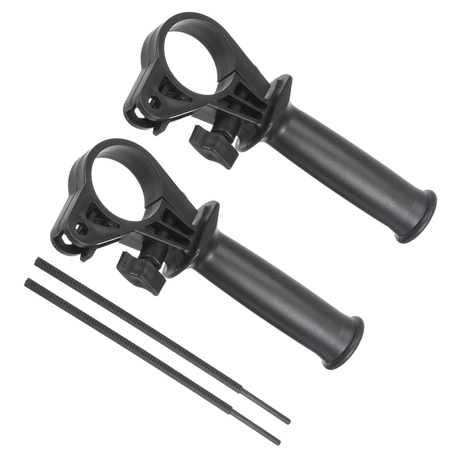 CoCud Adjustable Side Front Auxiliary Hammer Handle, 41-44mm Range Replacement Hammer Drill Side Handle - (Applications: for 13A Impact Drill), 2-Pieces